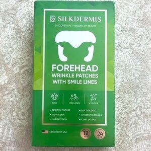 Brand New Forehead Wrinkle Treatment Patches Smile Line Aloe Collagen Vitamin E